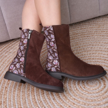 Ghete designer -  Floral Cocoa -1263-15-