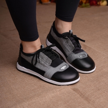 Pantofi designer - Graphite Loop- 1034-47- 
