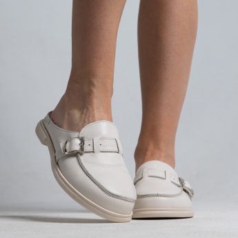 Papuci de designer - Sorellia Beige