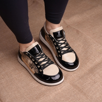 Pantofi designer - Graphite Loop- 1034-47- 