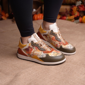 Sneakers de designer - Botanical Mosaic - 045-24 -