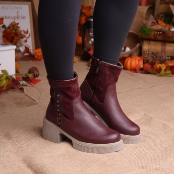Botine de dama -Burgundy Rise - 680-20 - 
