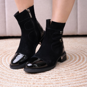 Botine de damă - Noir Gleam - 939-34-