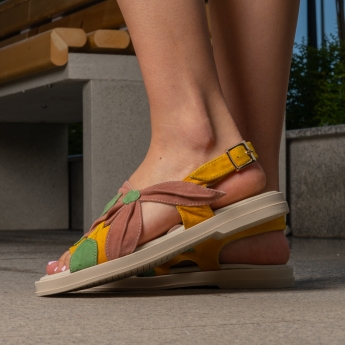 Sandale casual - Colorful Beach Flowers