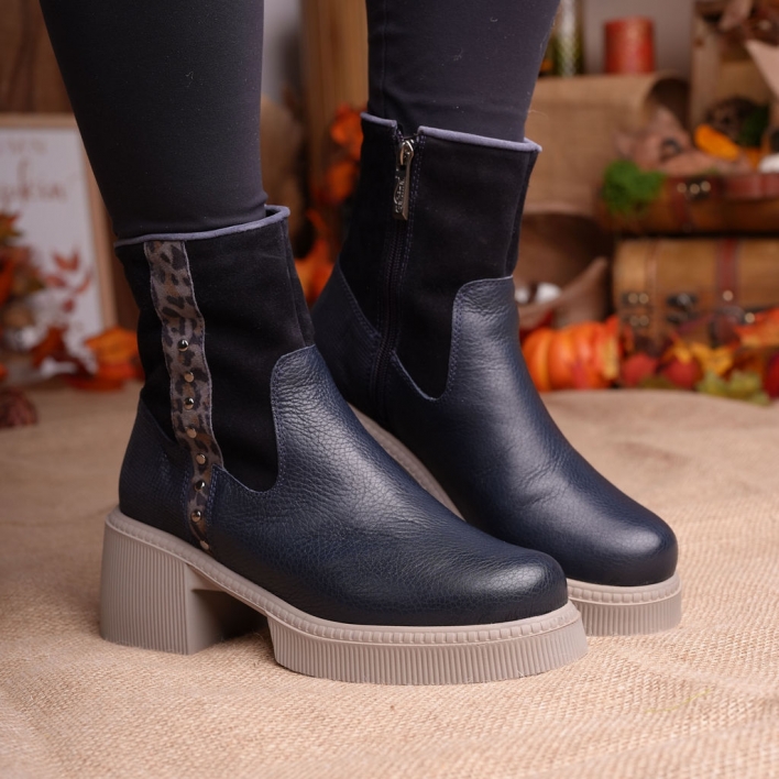 Botine de damă - Burgundy Rise