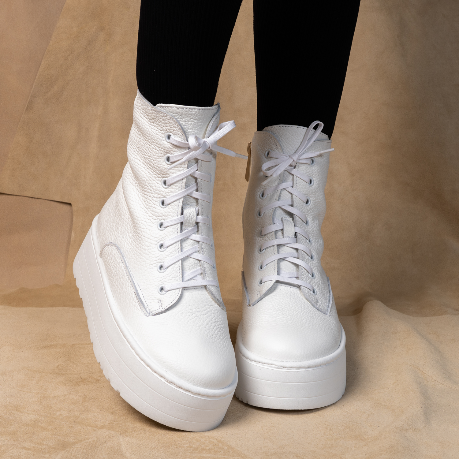 Ghete designer - White Olive- 1026-106 - 