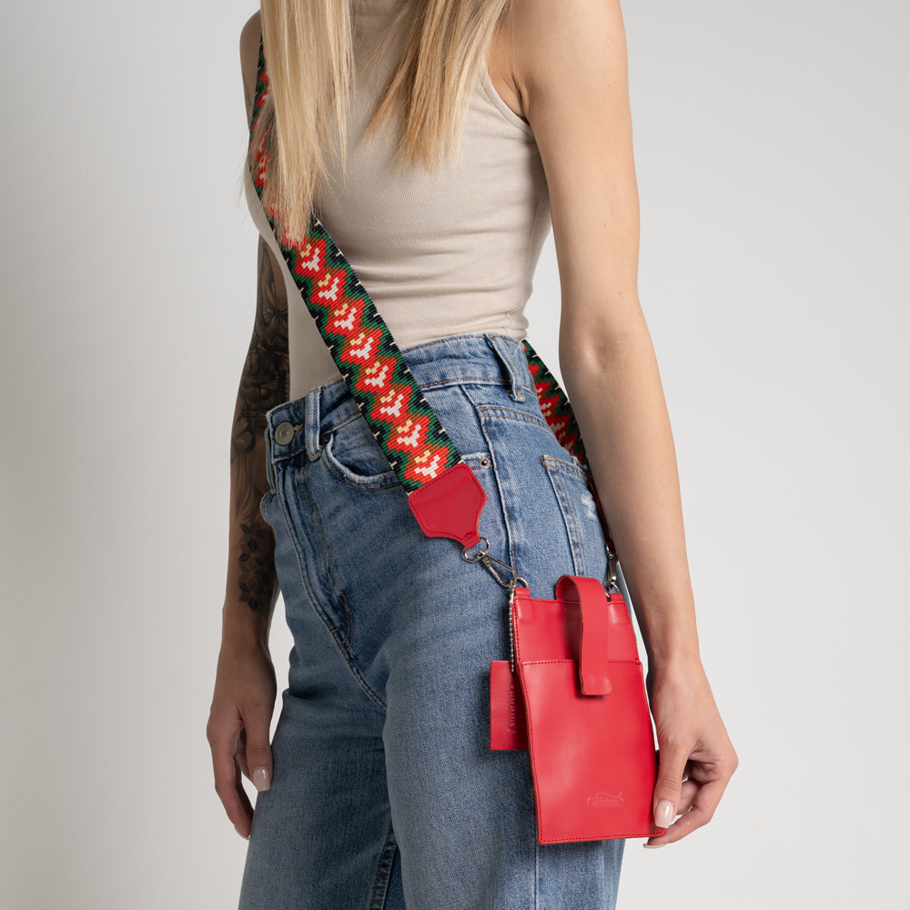 Geantă designer din piele albastră (5045-4)