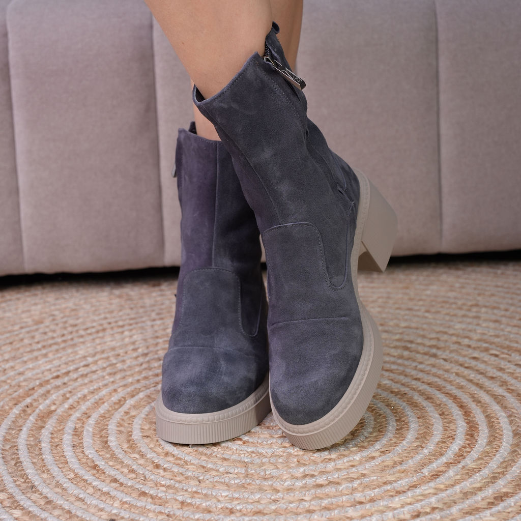 Botine de dama - Blue Silhouette -1279-3-
