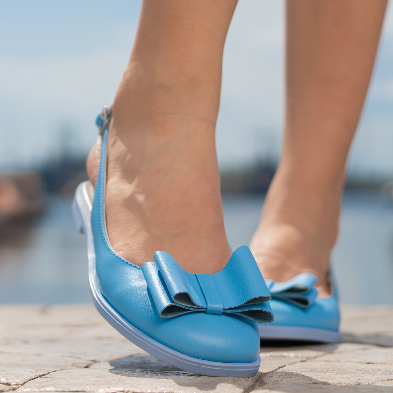 Sandale designer - Blue Kiss