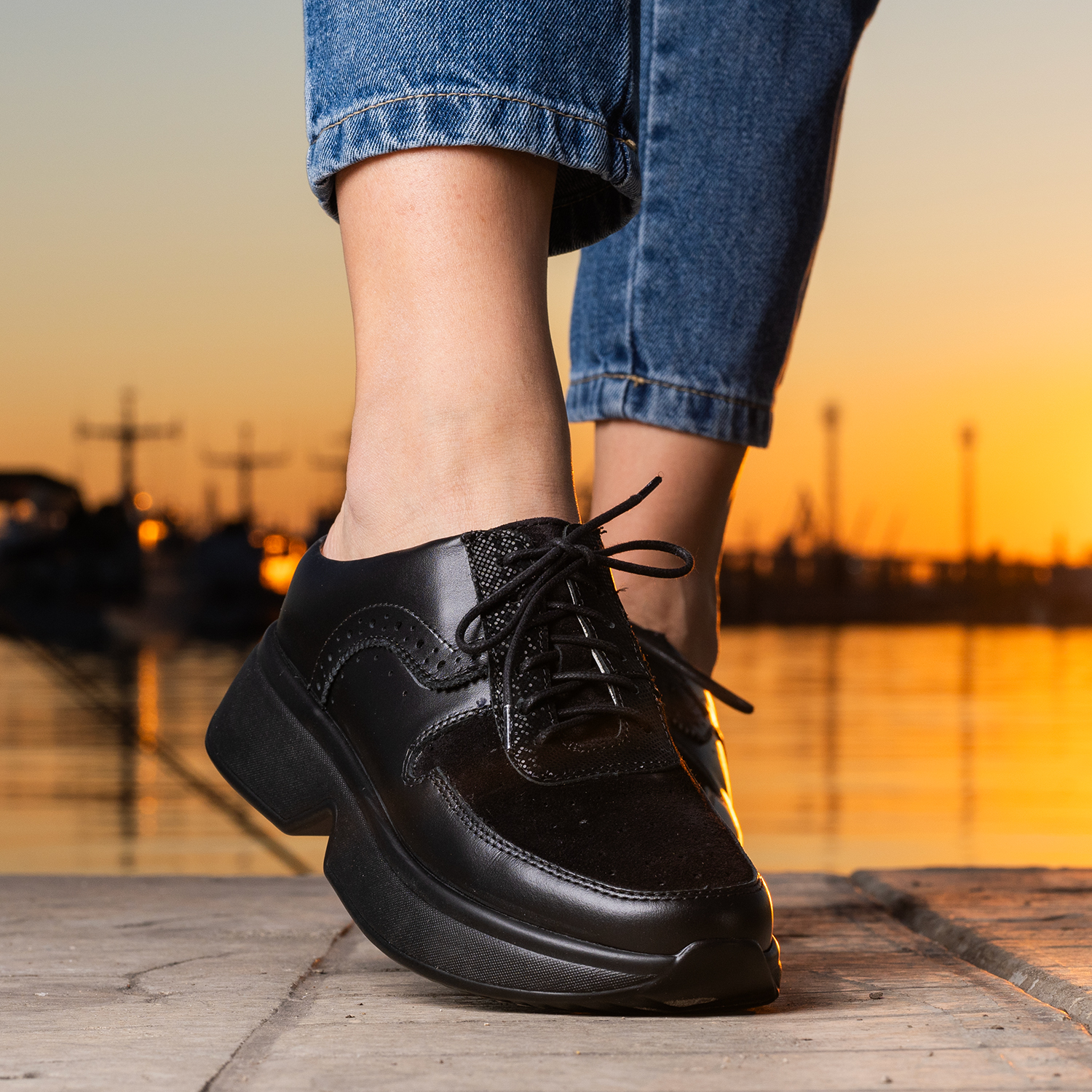 Pantofi de designer - Royal black