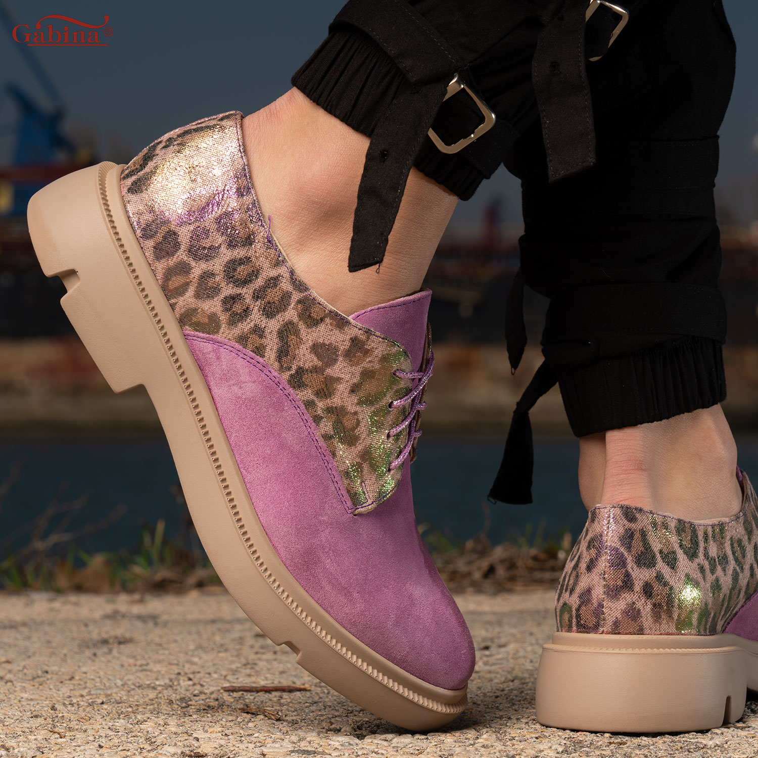 Pantofi designer - Lilac mood - 989-33 - 