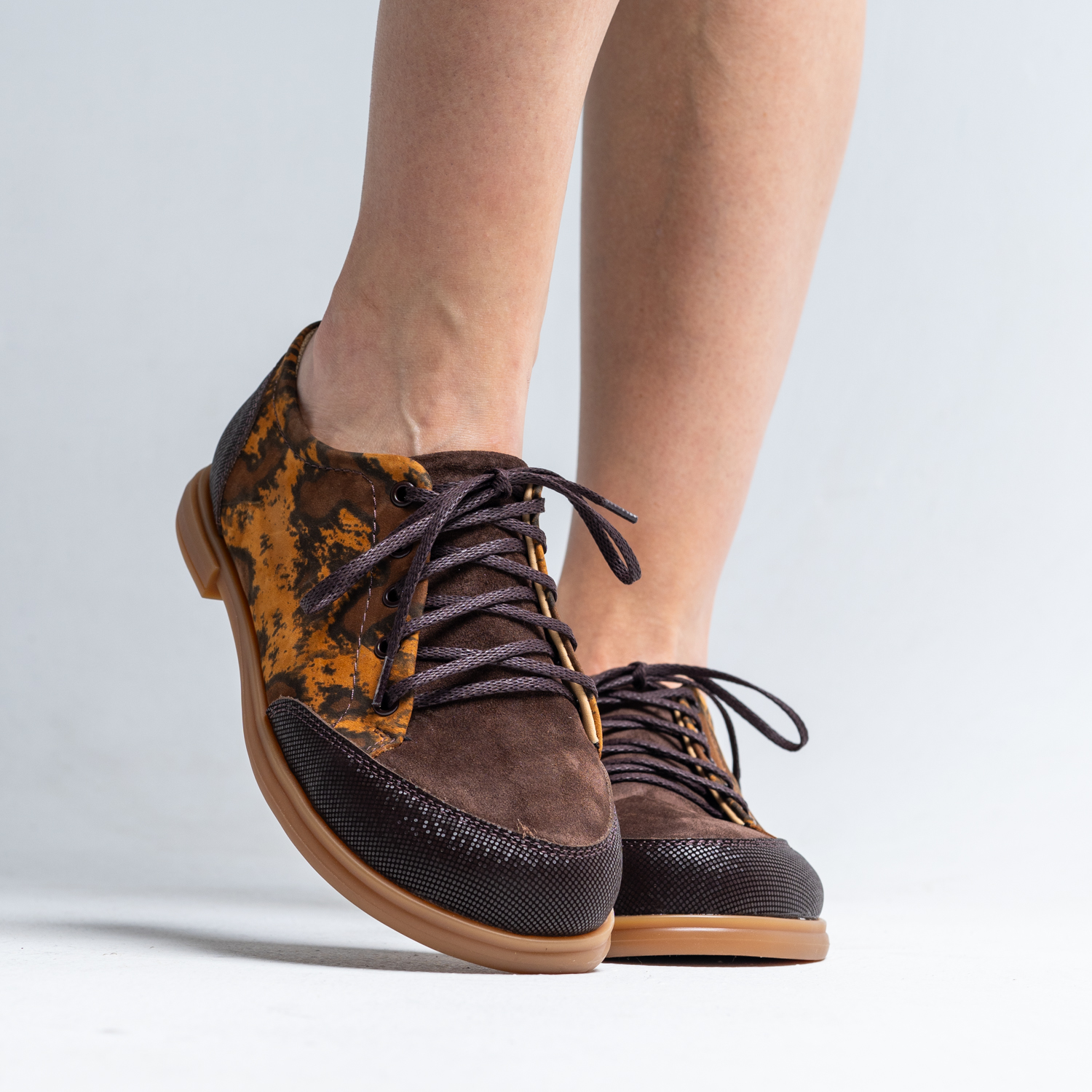 Pantofi designer - Flora Brown - 1090-102-