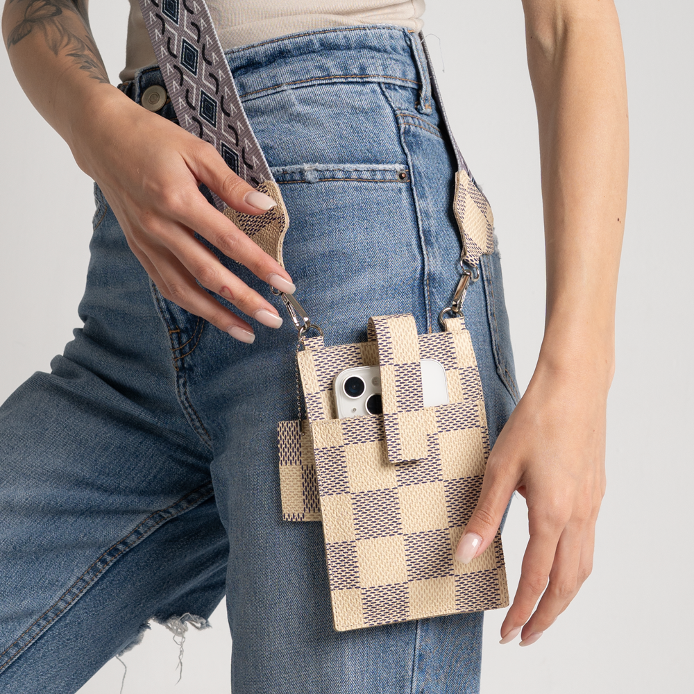 Geantă designer din piele albastră (5045-4)