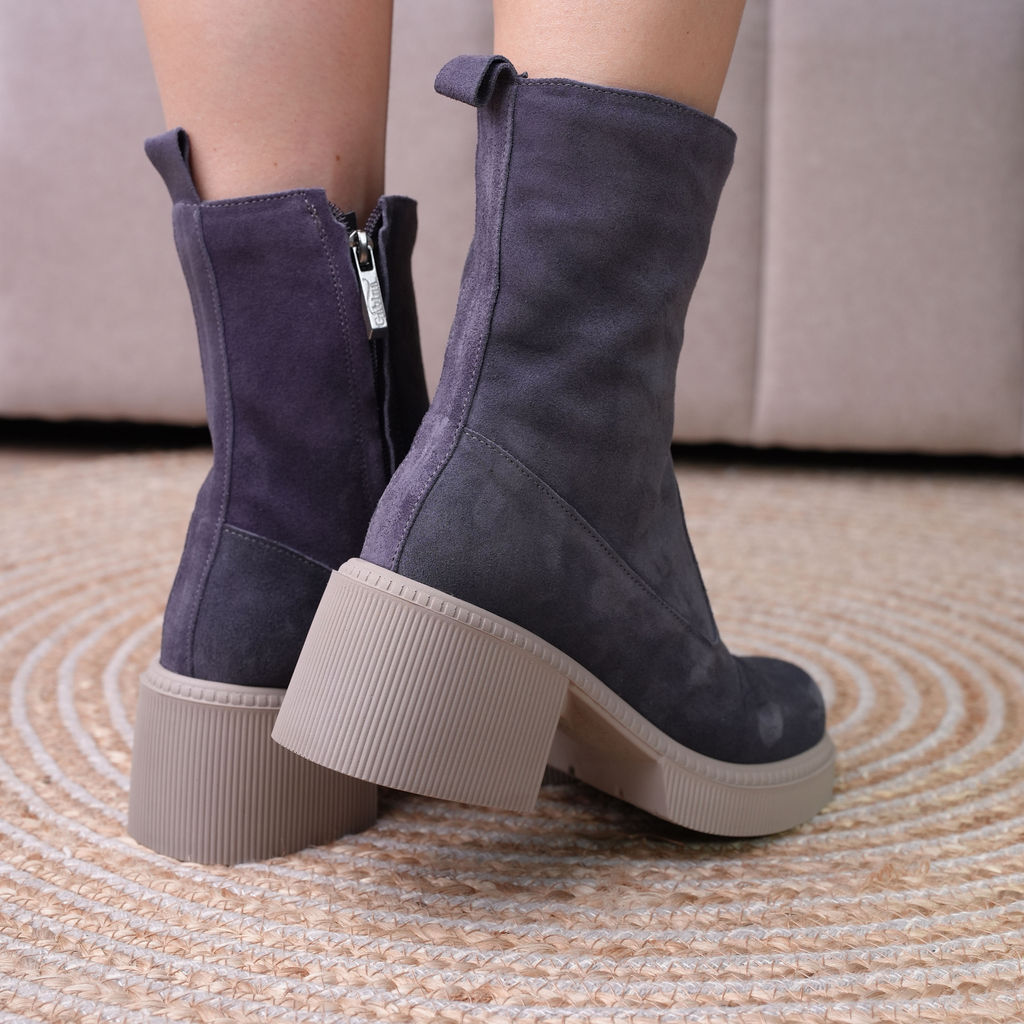 Botine de dama - Blue Silhouette -1279-3-