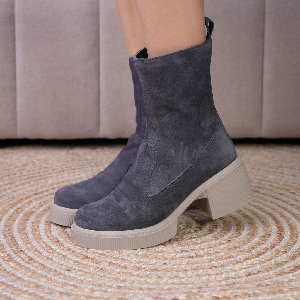 Botine de dama - Blue Silhouette -1279-3-