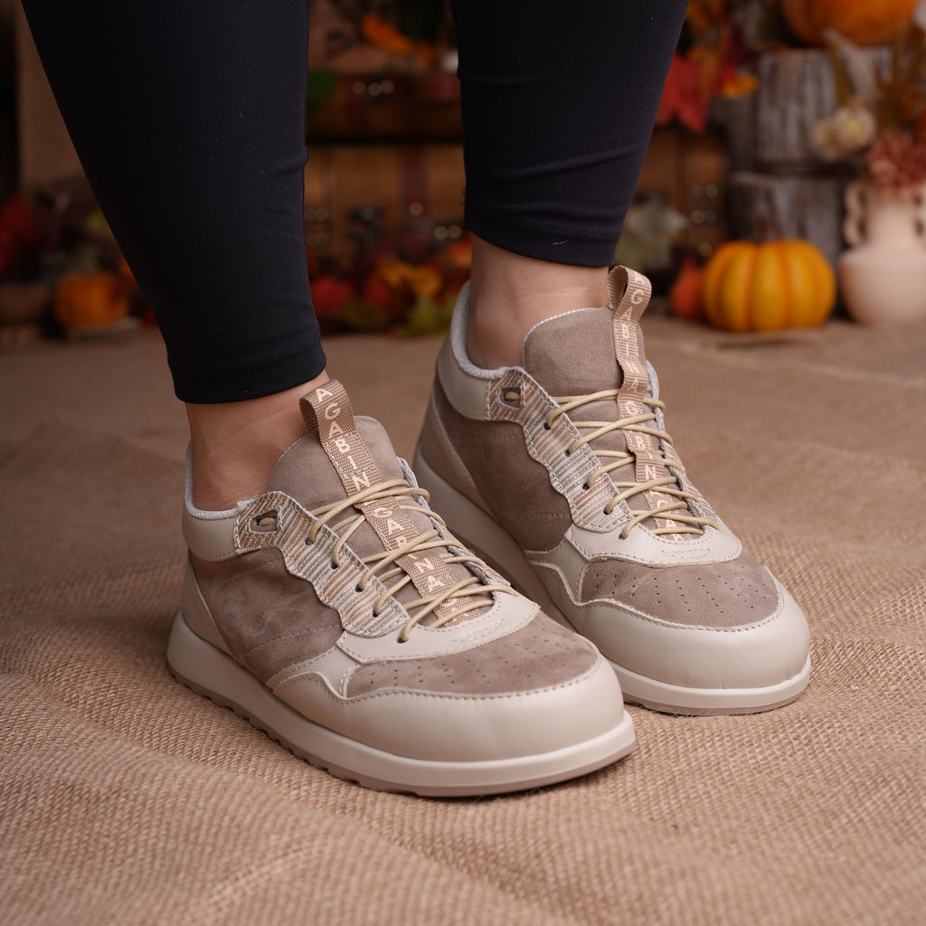 Pantofi sport de damă - Champagne Step