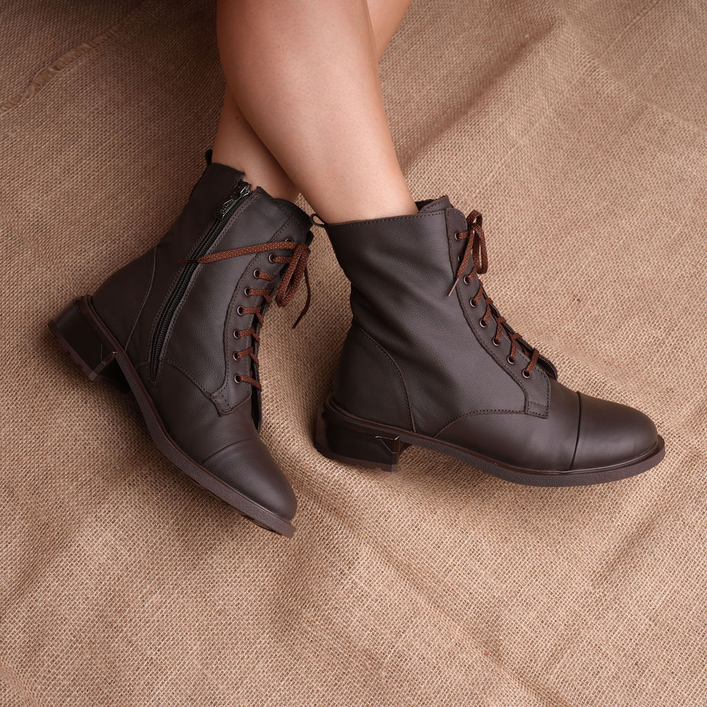 Botine de designer  -Brown Legacy 