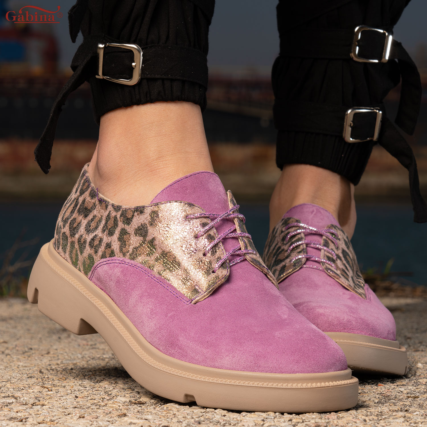 Pantofi designer - Lilac mood - 989-33 - 