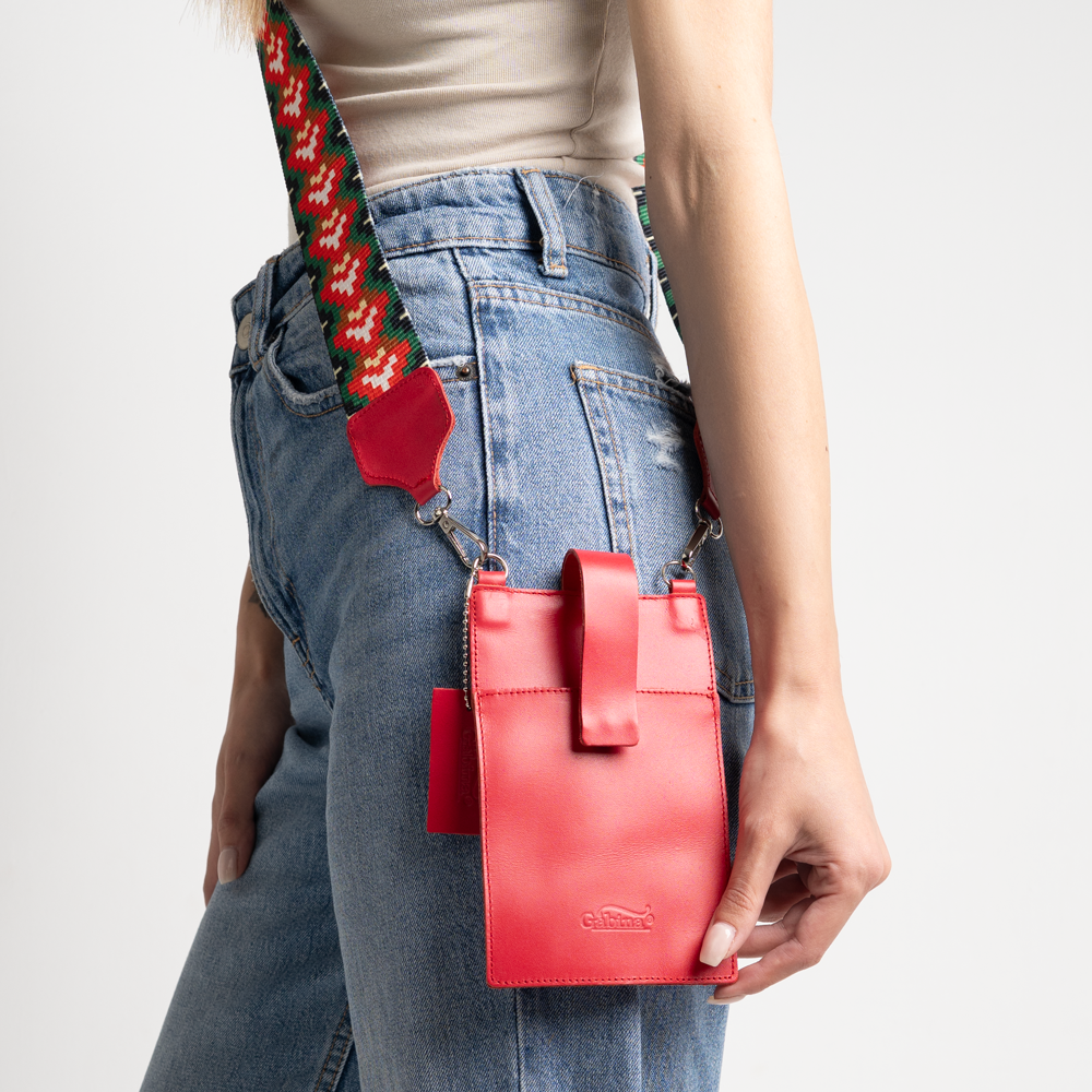 Geantă designer din piele albastră (5045-4)