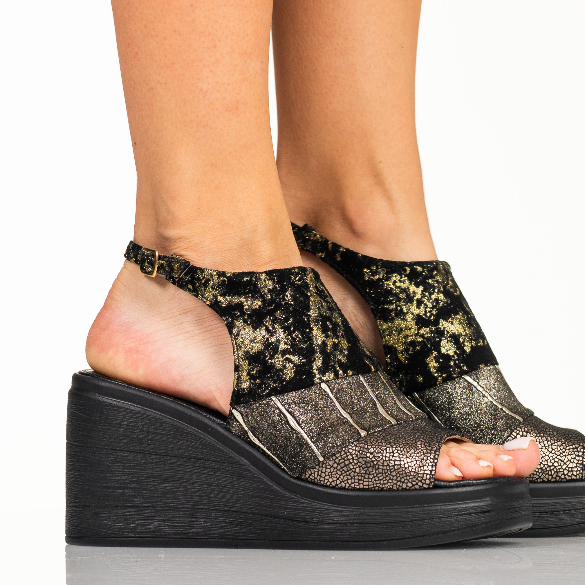 Sandale designer - Old Gold - 1055-13 - 