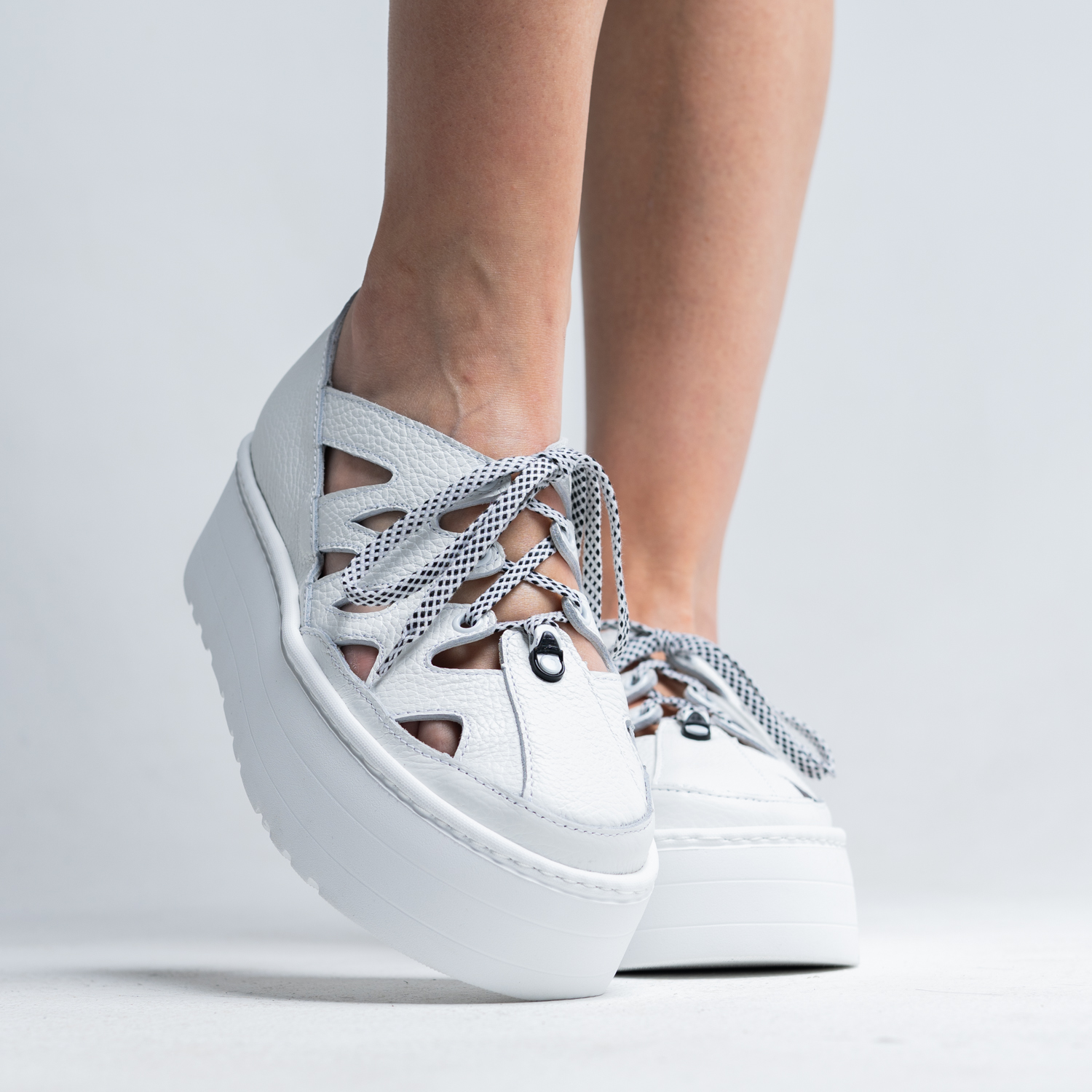 Sandale designer - Aria White 