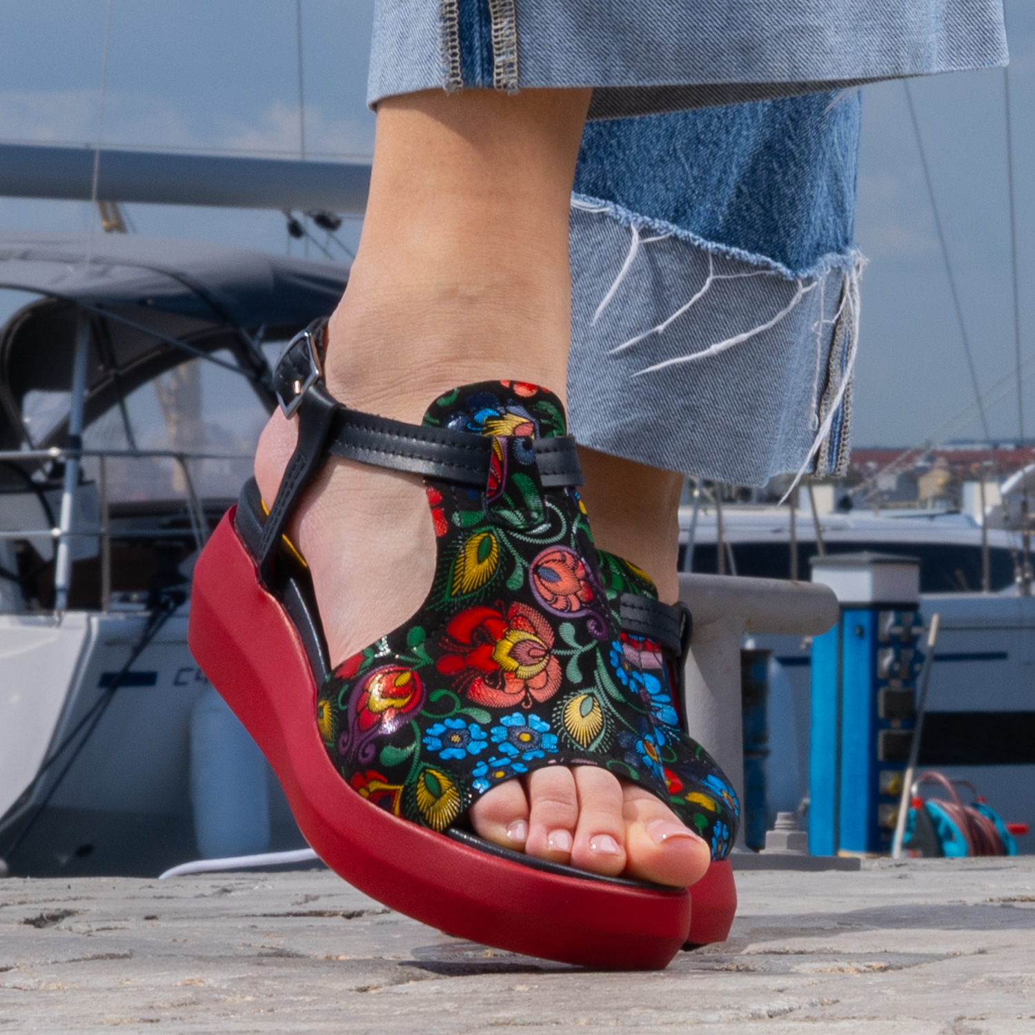 Sandale cu platforma - Daria Luce - 4803-71- 